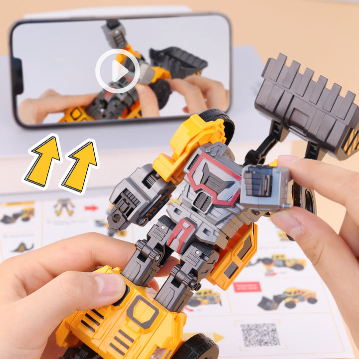Transforming Cyberverse Christmas Toys Robot Vehicle for Ages 5-12 Kids, Endless Fun and Learning