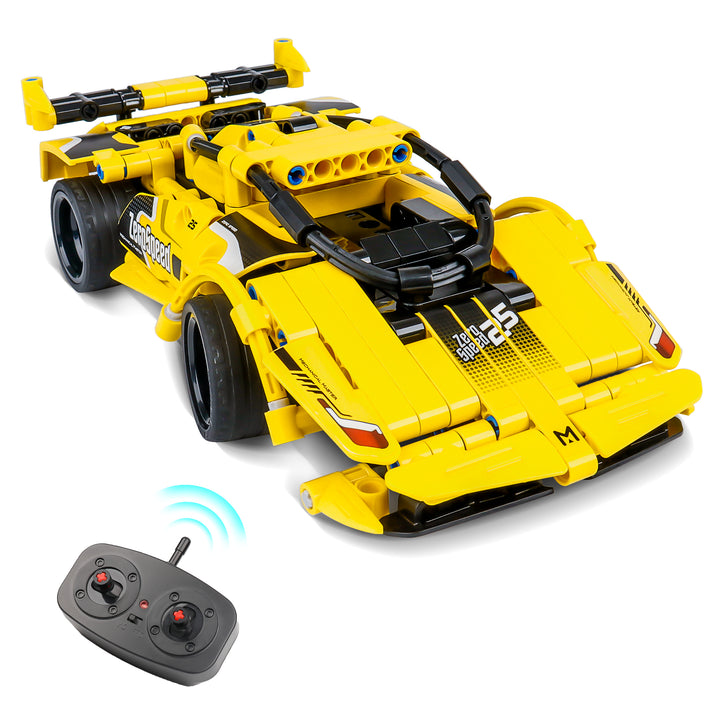 2 in 1 STEM Remote Control Race Car Building Kit For Kids Christmas Gi ...