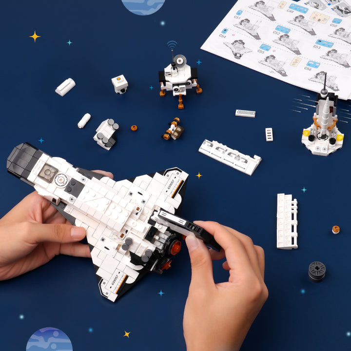 25 in 1 Space Shuttle Building Toys for Kids